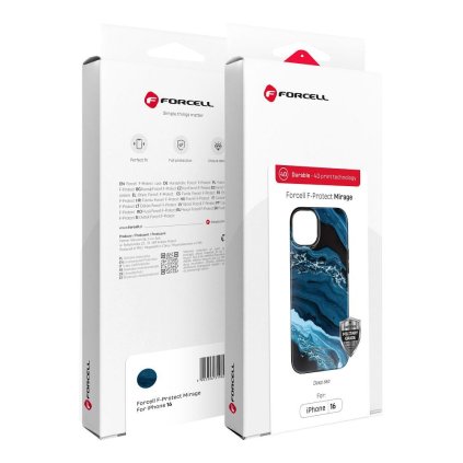 FORCELL F-PROTECT Mirage, Military Drop-Test pouzdro MagSafe pro APPLE IPHONE 16 PLUS deep sea