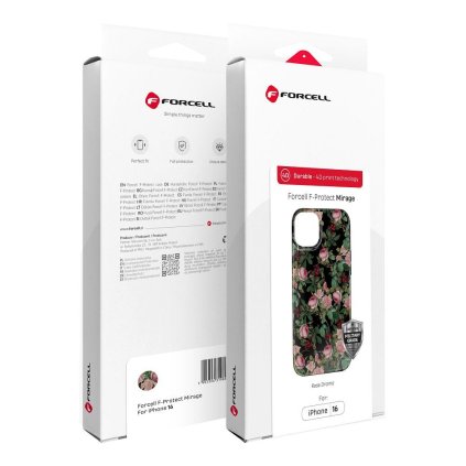 FORCELL F-PROTECT Mirage, Military Drop-Test pouzdro MagSafe pro APPLE IPHONE 16 PLUS rose drama