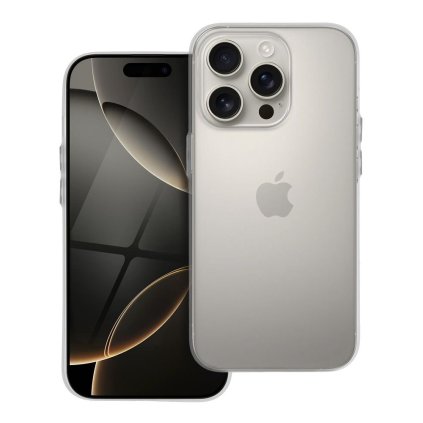 Pouzdro ULTRATHIN MATT APPLE IPHONE 15 transparent