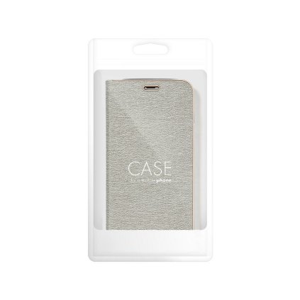 Pouzdro LUNA Book Gold SAMSUNG Galaxy A36 5G stříbrné