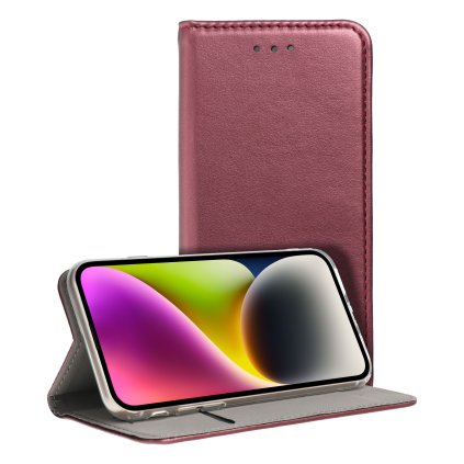Pouzdro Smart Magneto HONOR Magic 7 PRO burgundská