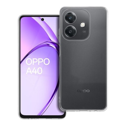 Pouzdro CLEAR CASE 2 mm OPPO A40 (camera protection) transparent