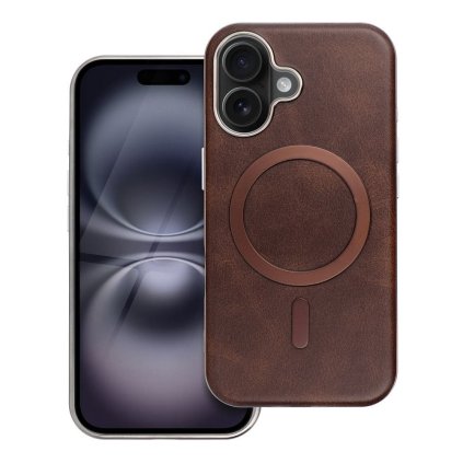 Pouzdro GENTLEMAN MagSafe APPLE IPHONE 12 PRO hnědé