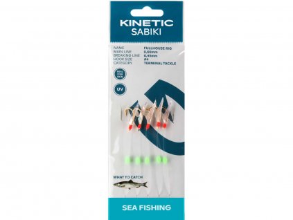 Kinetic Návazec Sabiki FullHouse Fishskin 5ks