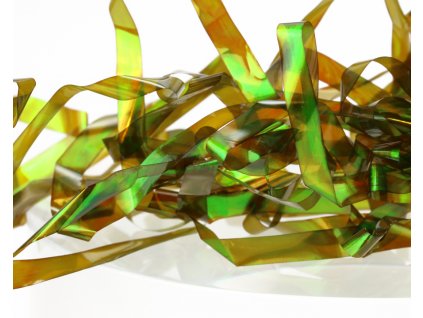 Sybai Hřbítková Fólie Magic Pearl Strips Dark Golden Olive