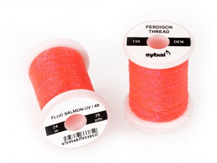 Sybai Lametka Perdigon Thread Fluo Salmon UV