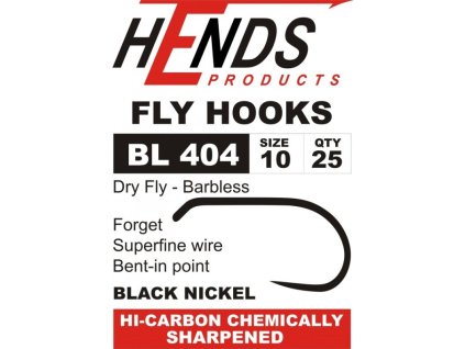 Hends Háčky Hooks BL 404 Black Nickel