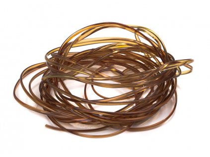 Hends Body Glass Half Round 1,2 mm Dark Brown