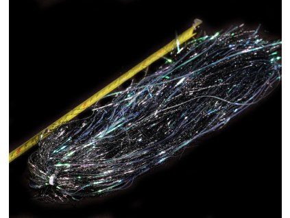 Sybai Streamerové Vlasy Magnum Sparkle Hair Black Pearl