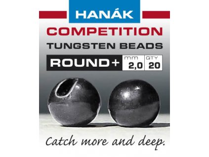 Hanák Tungstenové Hlavičky Round Černý Nikl