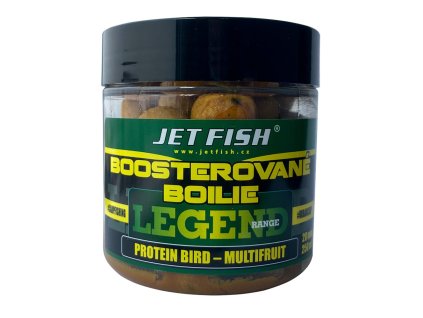 Jet Fish Boosterované Boilie Legend Range Protein Bird Multifruit 250ml