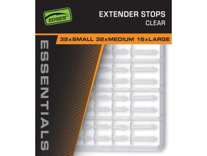 Fox Zarážky Edges Essentials Extender Stops Clear 2ks