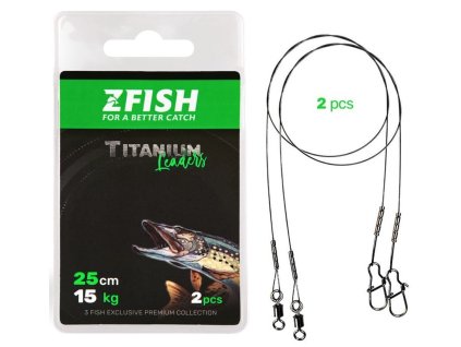 Zfish Lanko Titanium Leader 2ks