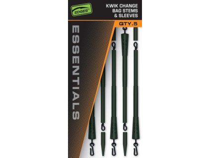 Fox Montáž Edges Essentials Kwik Change Bag Stems And sleeve 5ks