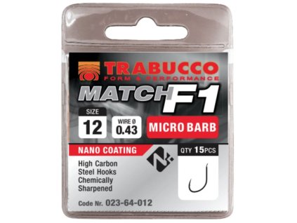 Trabucco Háčky F1 Match Micro Barb 15ks
