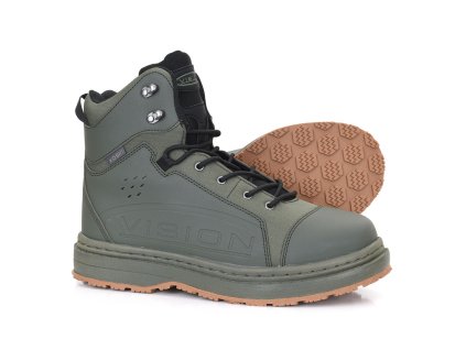 Vision Brodící Boty Koski Gummi 2.0 Wading Shoe Green