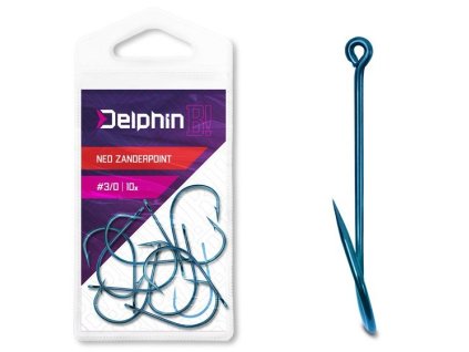 Delphin Háčky B! NEO ZanderPoint BLU 10ks