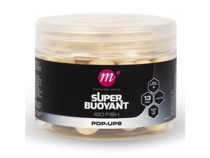 Mainline Plovoucí Boilie Super Buoyant Pop-Ups ISO Fish White 150ml