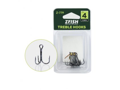 Zfish Trojháčky Treble Hooks Z-779