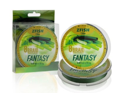 Zfish Pletená Šňůra Fantasy 8-Braid 130m