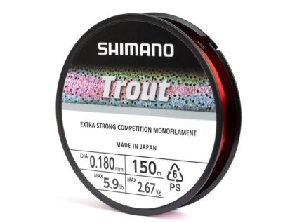 Shimano Vlasec Line Trout Competition Red 150m