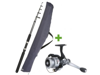 Albastar Dětský Set Prut 1,8m+ Obal + Naviják