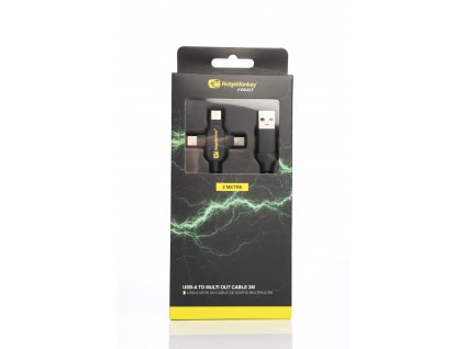 RidgeMonkey Napájecí kabel USB A to Multi out 2m