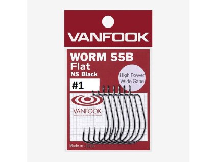 Vanfook Háčky Worm 55B Flat