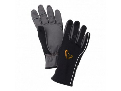 Savage Gear Rukavice Softshell Winter Glove Black