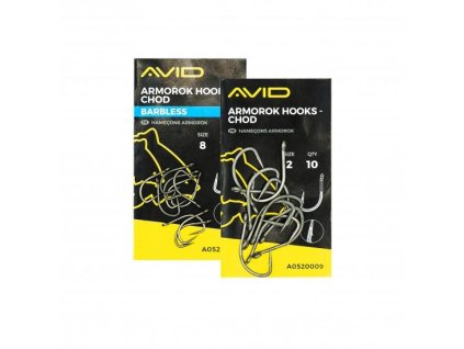 Avid Carp Háčky Armorok Hooks Chod Barbless