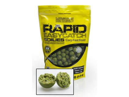 Mivardi Boilies Rapid Easy Catch Česnek & Chilli