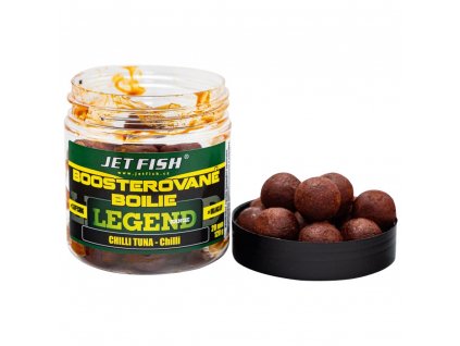 Jet Fish Boosterované Boilie Legend Range Chilli Tuna + Chilli 250ml