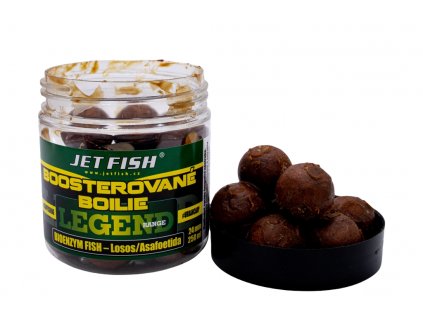 Jet Fish Boosterované Boilie Legend Range BioEnzym Fish + Losos 250ml