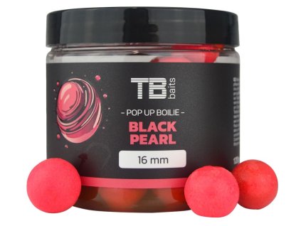 TB Baits Plovoucí Boilie Pop-Up Pink Black Pearl + NHDC 65g