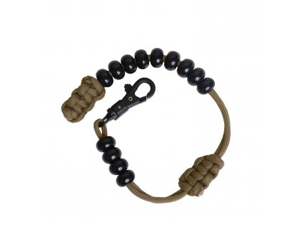 Krokoměr PARACORD s karabinou COYOTE