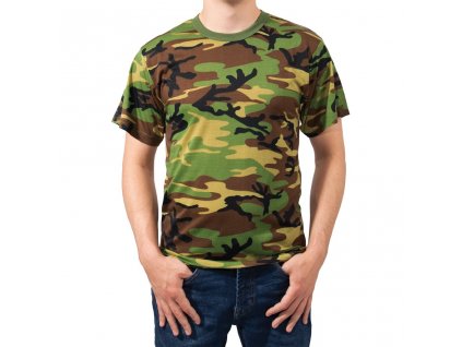 Triko funkční Moisture Wicking krátký rukáv WOODLAND
