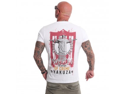 Pánské triko Yakuza Poverty TSB 22015 White