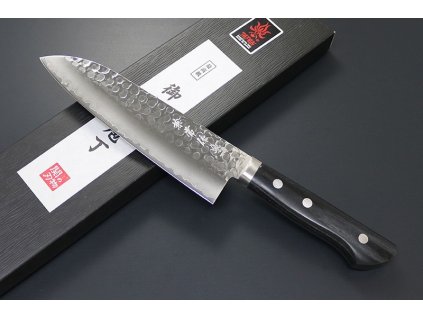 Japonský nůž Santoku 165mm Kanetsune Tsuchime VG-1 series Mirror polish