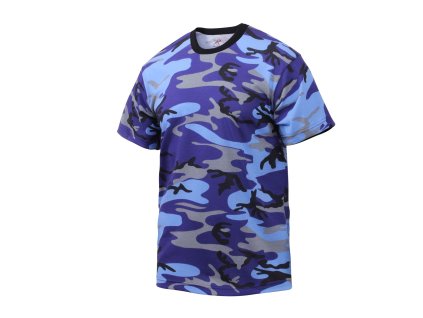 Triko ELECTRIC BLUE CAMO
