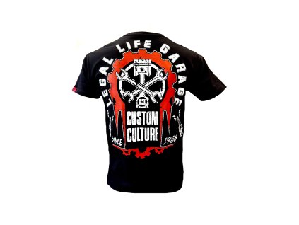 Pánské triko LEGAL LIFE Garage black