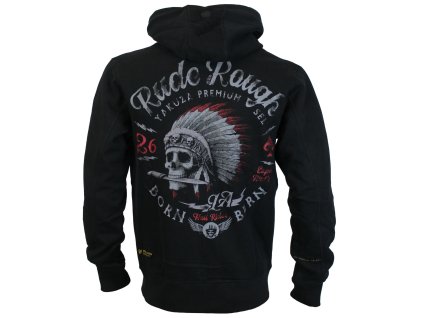 Pánská mikina Yakuza Premium se zipem a kapucí 3825 A black