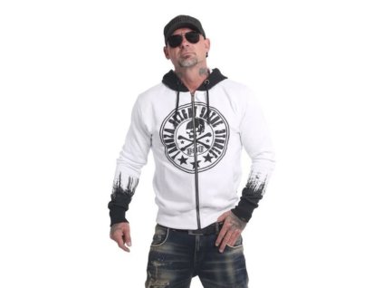Pánská mikina Yakuza Splatter 17010 white