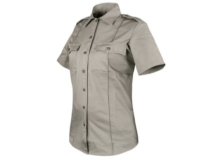 Košile dámská CLASS UNIFORM krátký rukáv SILVER TAN