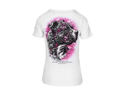 PitBull West Coast - dámské triko TATTO bílé