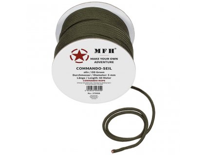 Šňůra Polypropylen 5 mm / 60 m ZELENÁ