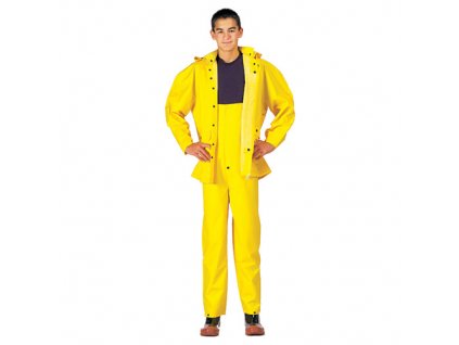 Komplet nepromokavý DELUXE PVC ŽLUTÝ
