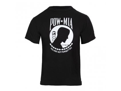 Triko POW/MIA ČERNÉ