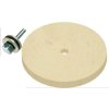 Kotouč leštící filcový 100×12 mm, stopka