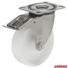 COLSON® Kolečko PP pojezdové, otočné, s brzdou, PP, nerez, pr. 100 mm, nosnost 160 kg