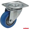 COLSON® Kolečko pojezdové PR PERFORMA, otočné, modrá guma, pr. 80 mm, nosnost 120 kg